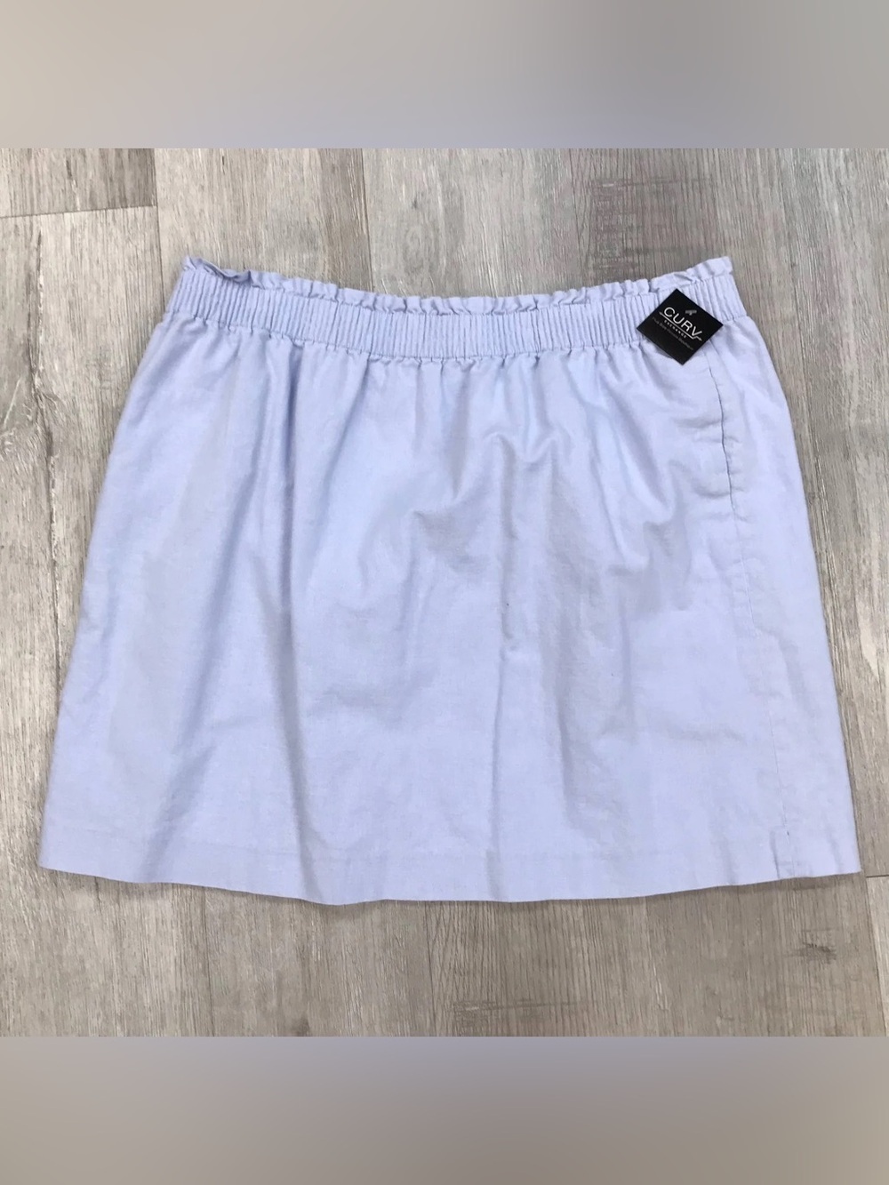 J.Crew Blue City Mini Skirt - Size 18